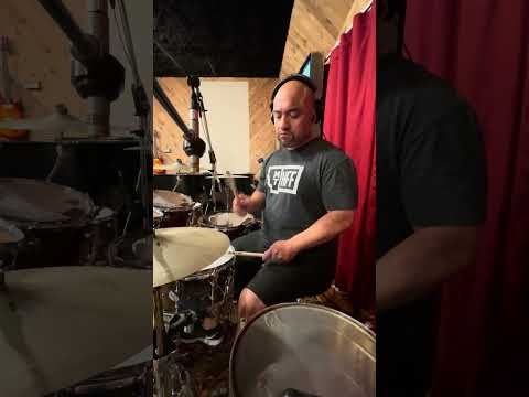 Rev tracking drums for CA Vibes at Total Access Recording #shorts #music #recording #fortunateyouth