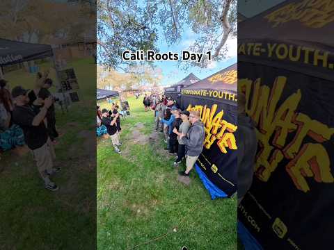 Chillin at Cali Roots with Fortunate Youth #tour #festival #music