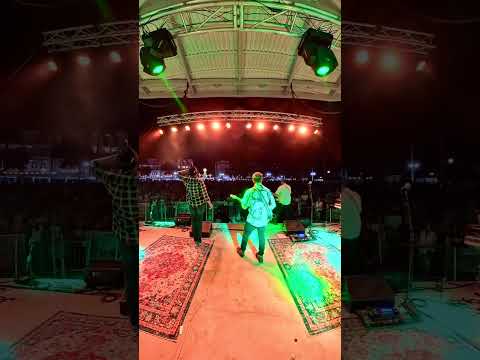 POV on stage at a Fortunate Youth show.