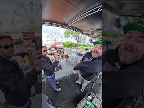 Greg lets you know a little rain can't stop Fortunate Youth #fortunateyouth #tour #music