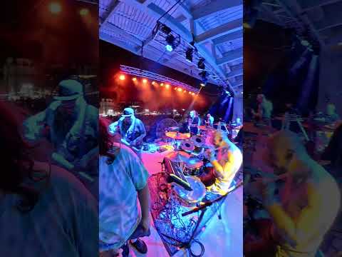 When the support band has a T-Shirt cannon!
