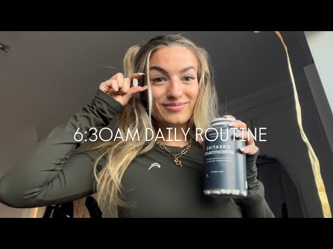 6:30AM ROUTINE | PRE WORK GYM ROUTINE 