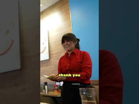 Tipping a waitress $500