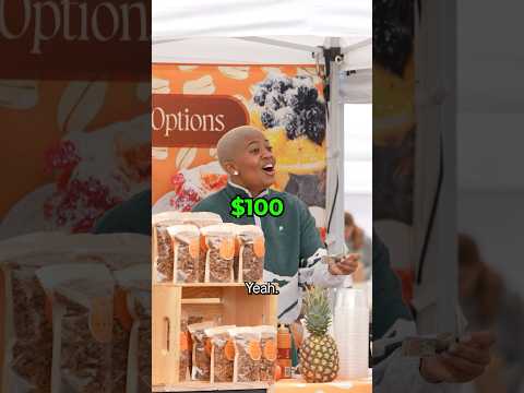 Tipping $100 for a free sample 🥹