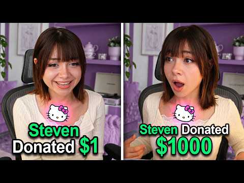 Giving Streamers $1, Then $1,000 if They Thank Me