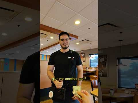 Tipping my waiter every time he refills my water 😂