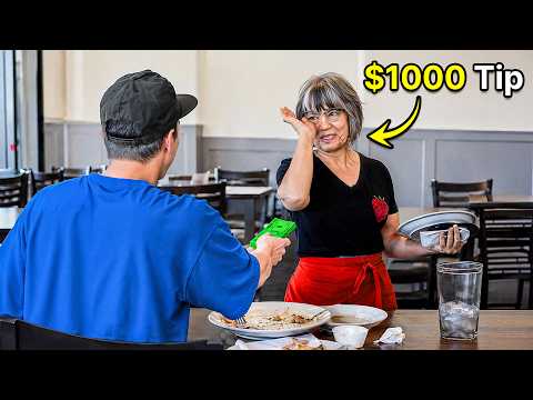 Tipping $1, Then $1000 if They Are Grateful
