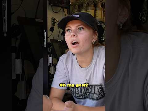 she was not expecting this to happen at work.. 😂😳