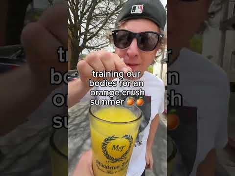 who ready for an orange crush summer? #newmusic #reggae #bartender #orangecrush