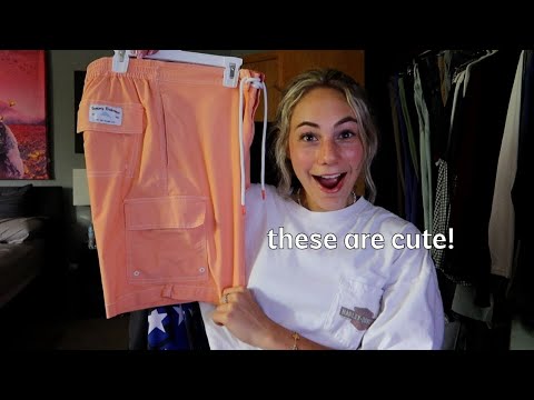 the 4 BEST swim trunks for guys according to a girl (I have literally no credentials)