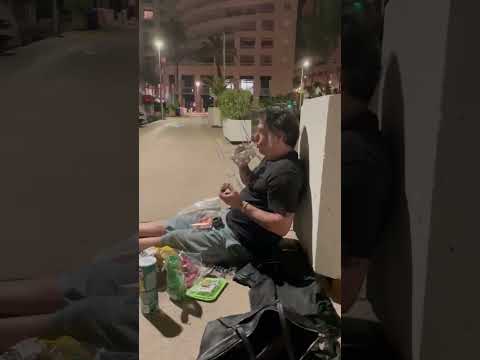 Fat Mike vs. the tour bus on the NOFX Final Tour. The bus wins