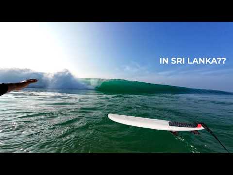 Lonely tubes in Sri Lanka of all places... RAW POV SURF SESSION