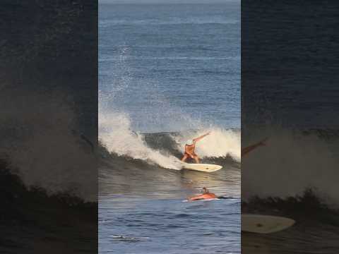 Sometimes progression means just doing an old turn in a new section #surf #surfing