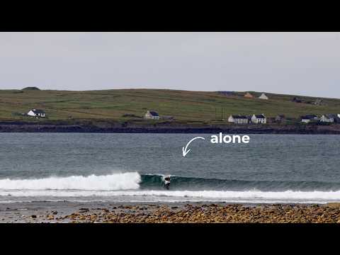 SURFING ALONE IN IRELAND!