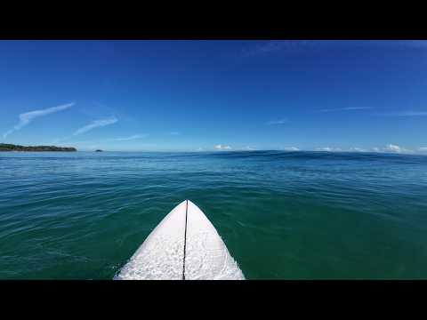 INSANELY GLASSY TURQUOISE PEAKS IN THE CARIBBEAN SEA | RAW POV SURF
