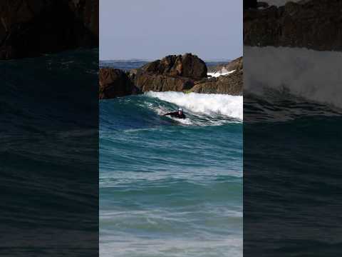 Beautiful point rolls into a tropical beach #surf
