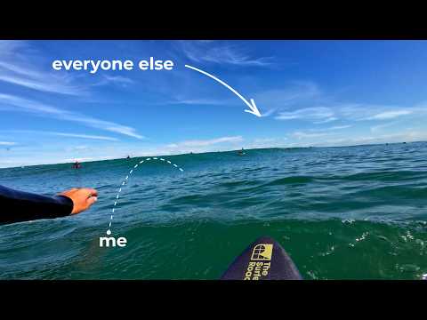 When everybody's sitting too far out... | RAW POV FIRING FRENCH BEACH BREAK