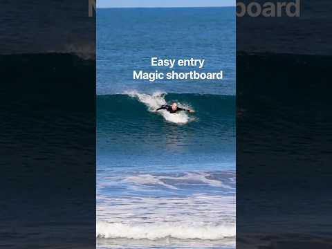 Easy entry on a magic shortboard #surf #surfboard