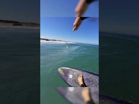 X marks the barrel section… #surf #surfing