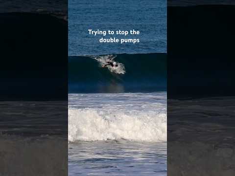 Trying to get rid of the double pumps #surf #surfboards #surfing