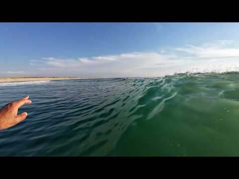 Peaceful easy right hand wave on sunset | ASMR FRANCE POV SURF