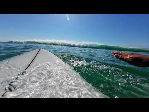 FRENCH BEACHBREAK SURFING POV | Horrific paddle out in 16 second swell