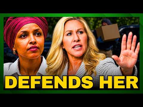 Marjorie Taylor Greene DEFENDS Ilhan Omar After Feds RAID Her Home
