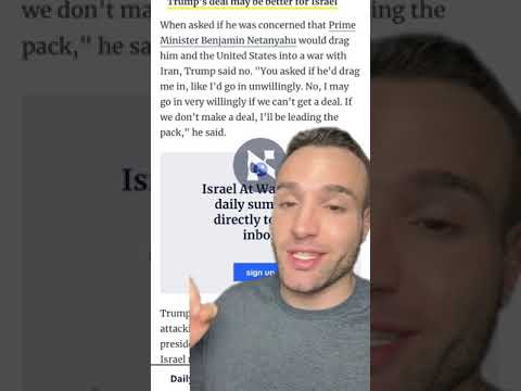 Trump: Netanyahu will not drag me into war with Iran