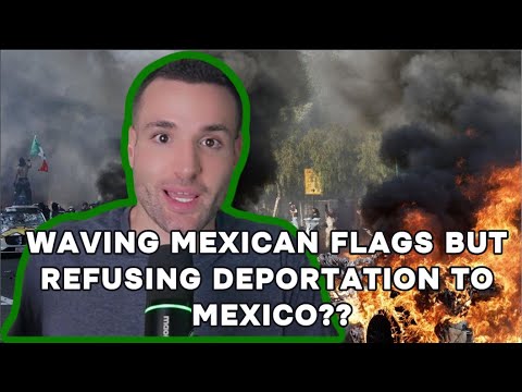 What's CRAZY About Waving MEXICO Flags in LA Against ICE?
