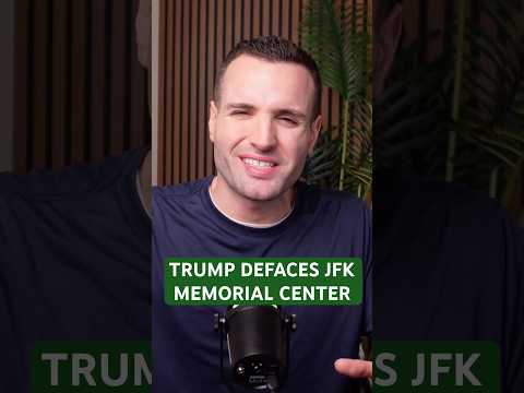 Trump Slaps His OWN NAME On JFK’s Memorial Centrr
