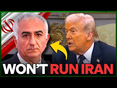 Reza Pahlavi WON'T Run Iran Says Trump, Not Popular Enough