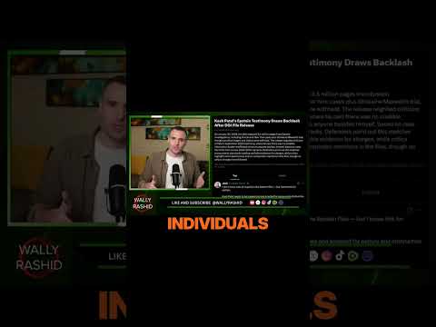 He blatantly lied about Epstein #substack #shorts