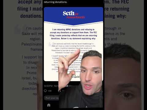 For The First Time, a US Congressman Has CUT TIES With AIPAC