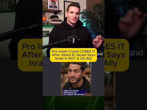Abdul El Sayed Says Israel Is NOT A U.S. Ally And Receives Israel BACKLASH
