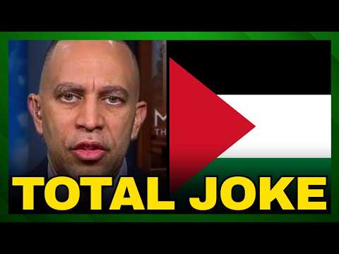 Hakeem Jeffries Does BARE MINIMUM On Palestine, INSANE BACKLASH