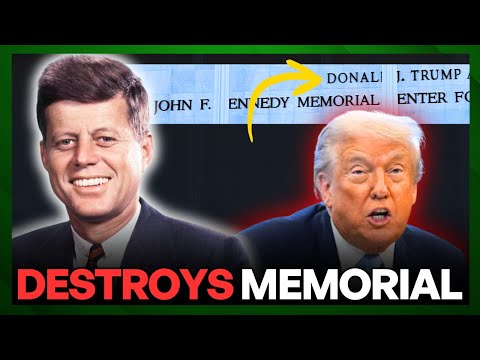 Trump RENAMES JFK’s MEMORIAL After Himself