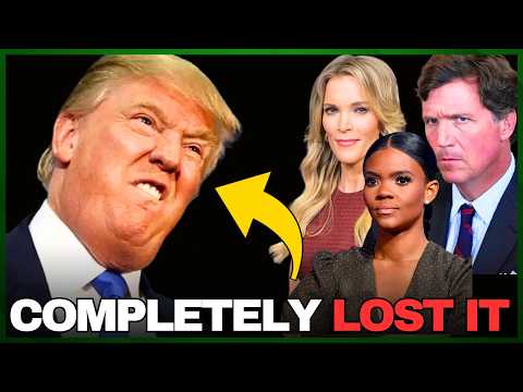 Trump LOSES IT, Goes MANIC On Tucker, Candace, And Megyn Kelly