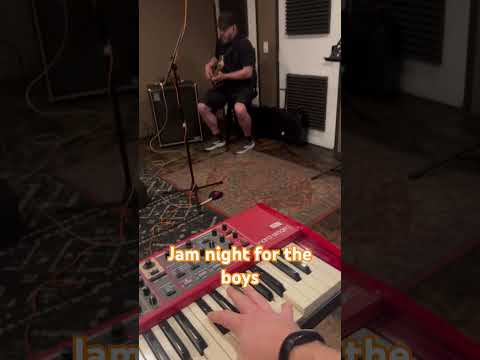 Jam night for the boys