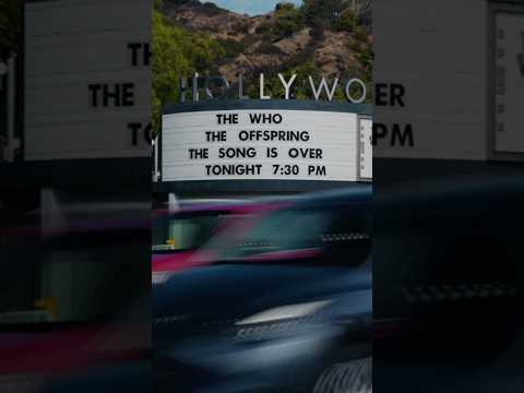 Thank you to The Who for having us at your final Los Angeles show. What an incredible honor!!!