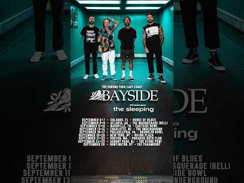 East Coast, we’re taking The Errors Tour all the way up for Leg 3. Doors opening… soon. ⬆️