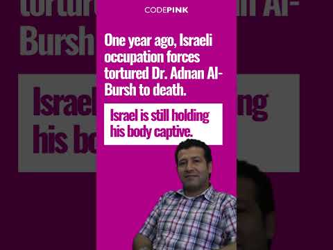 Dr Adnan Al-Bursh: martyred one year ago today