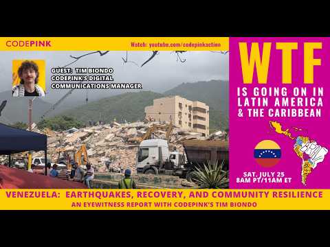 Venezuela:  Earthquakes, Recovery, and Community Resilience