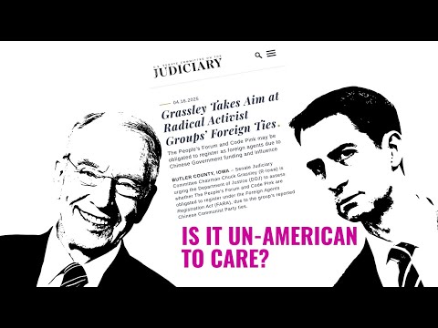 Sen. Chuck Grassley Demands Investigation of CODEPINK