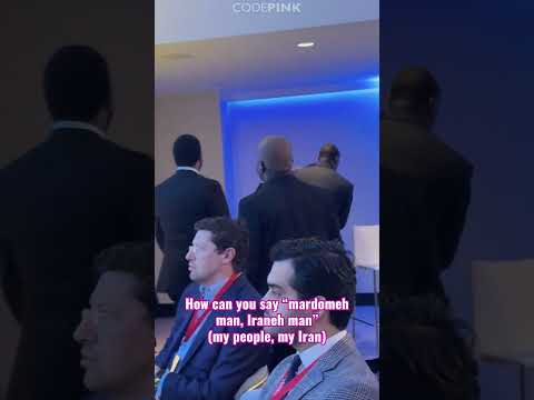 Iranian-American confronts Pahlavi