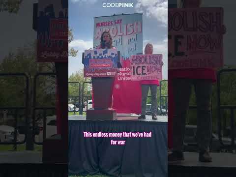 Nurses rally for healthcare not warfare
