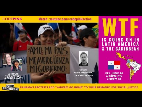 WTF: PANAMA'S PROTESTS ADD "YANKEES GO HOME" TO THEIR DEMANDS FOR SOCIAL JUSTICE