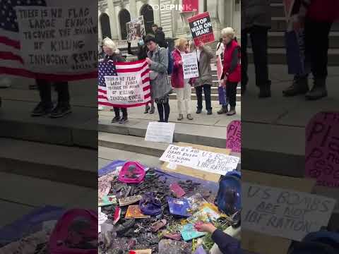 Vigil in New York for the 180+ Iranian schoolgirls killed by the United States