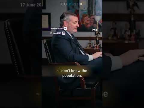 We confronted Senator Cruz about Israel starving Palestinian children