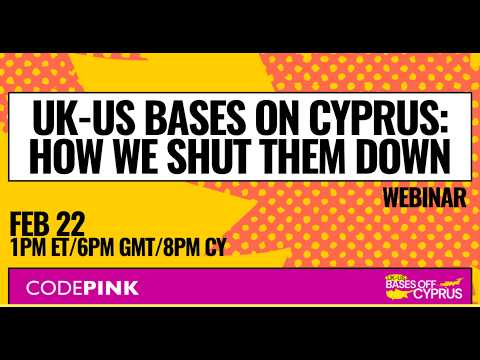 UK-US Bases on Cyprus: How We Shut Them Down