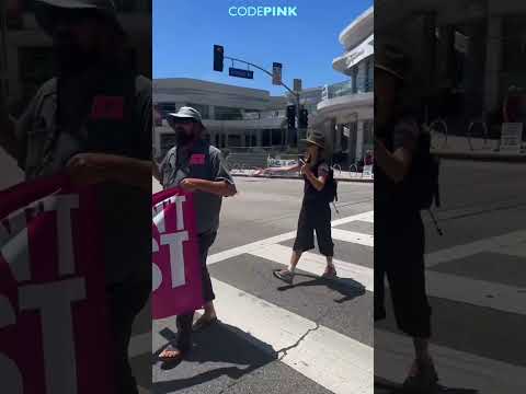 LOS ANGELES RALLIES AT ZIONIST CONSULATE TO MAKE NOISE FOR GAZA